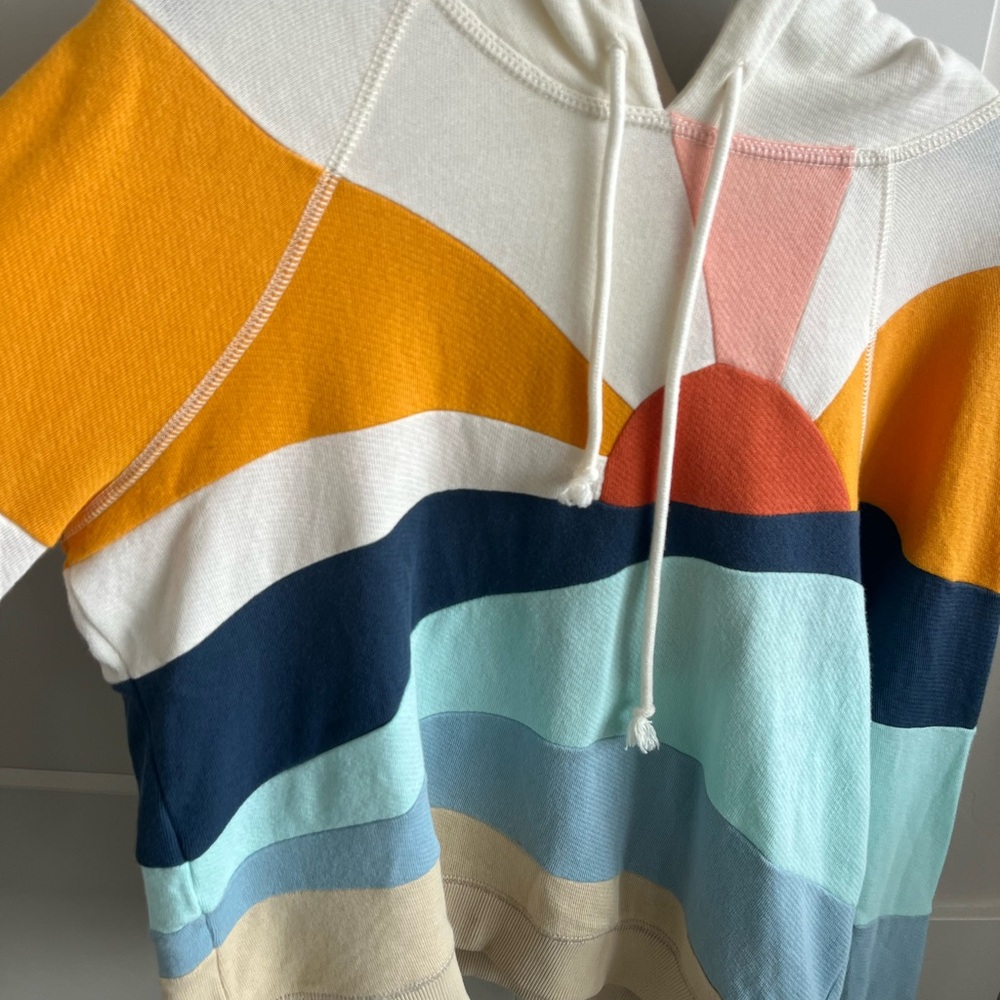 Faherty Soleil hoodie  Sunrise Hoodie medium excellent condition - Picture 9 of 11